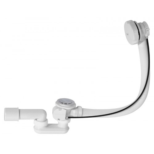 ALCAPLAST Syfon wannowy z korkiem automat biały A51B ALCAPLAST Syfon wannowy z korkiem automat biały A51B