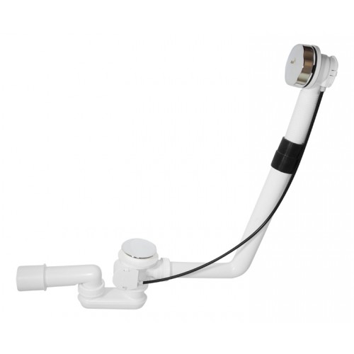 ALCAPLAST Syfon wannowy z korkiem automat metal długość 80 mm A550KM80