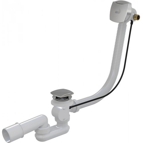 ALCAPLAST Syfon wannowy automatyczny z napełnianiem przelewem 80 cm A564CRM380