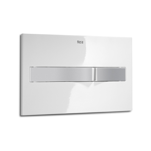 Roca Przycisk PL2 DUAL 3/6 L biały/chrom-mat A890096005 Roca Przycisk PL2 DUAL 3/6 L biały/chrom-mat A890096005