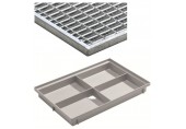 ACO Vario Wycieraczka (PP) z ocynkowanym rusztem 60 x 40 cm 82400+01207