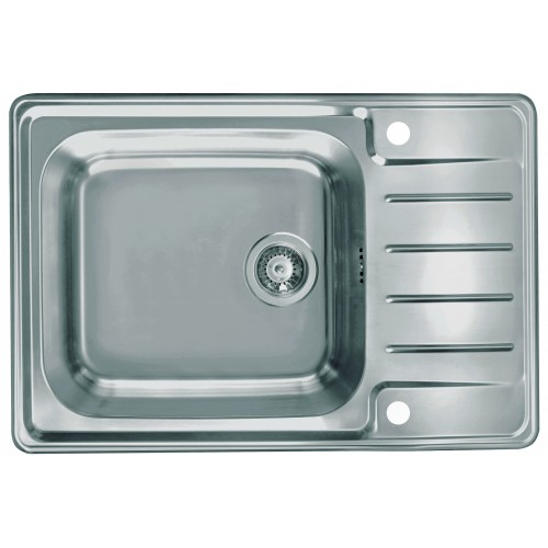 ALVEUS PRAKTIK 120 Zlewozmywak stalowy, 790x500 mm, satyna 1122463