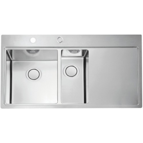 ALVEUS PURE 60 UP L Zlewozmywak stalowy, 980 x 525 mm, lewy 1123793