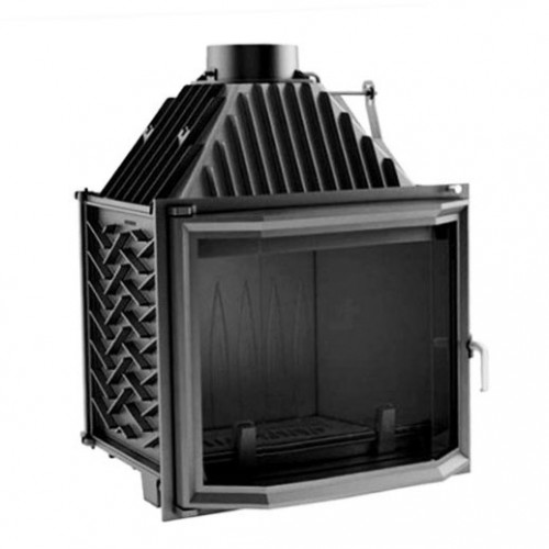 KRATKI Amelia 25 panoramiczny wkład kominkowy fi 200