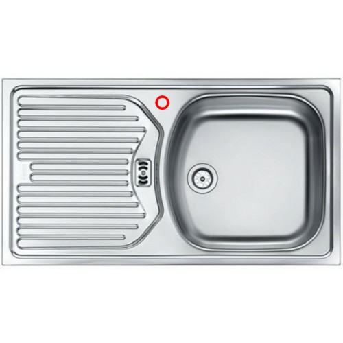 OUTLET Franke Euroform EFN 614-78, zlewozmywak, Stal szlachetna len 101.0058.089