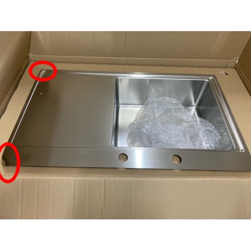 ALVEUS PURE 50 L Zlewozmywak stalowy, 860 x 525 mm, lewy 1103652