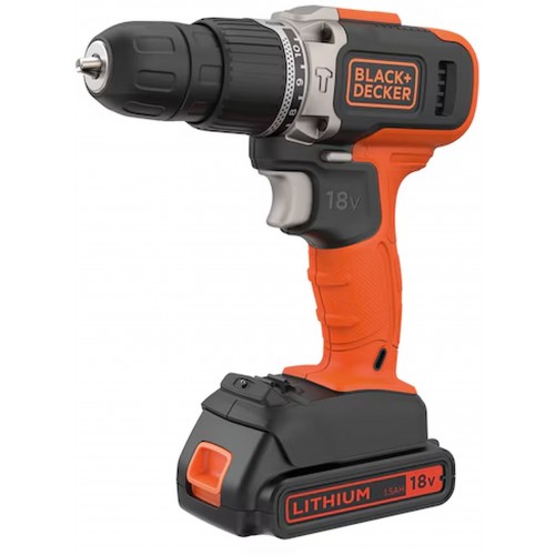 Black & Decker BCD003C1 Wiertarko-wkrętarka udarowa (45Nm/18V/1x1,5Ah)