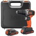 Black & Decker BCD003C2K Wiertarko-wkrętarka udarowa (45Nm/18V/2x1,5Ah), walizka