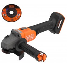 Black & Decker BCG6L8N Akumulatorowa bezszczotkowa szlifierka kątowa (18V/bez aku)