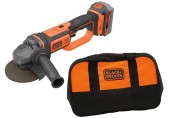 Black & Decker BCG720M1 Szlifierka kątowa akumulatorowa (125mm/18V/1x4,0Ah), torba