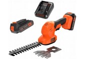 Black & Decker BCSS18D1 Nożyce do trawy i krzewów (20cm18V/1x2,0Ah)