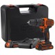 Black & Decker BDCHD18K1B2 Wiertarko-wkrętarka udarowa (40Nm/18V/2x2,0Ah), walizka