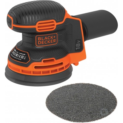 Black & Decker BDCROS18N Akumulatorowa szlifierka mimośrodowa (125mm/18V/bez aku) Black & Decker BDCROS18N Akumulatorowa szlifierka mimośrodowa (125mm/18V/bez aku)