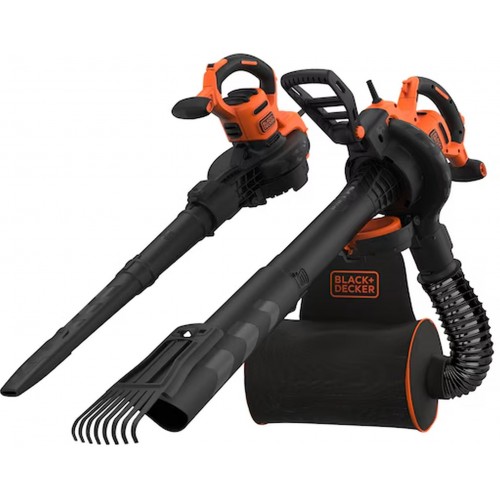Black & Decker BEBLV301 Elektryczny odkurzacz liści 3w1 (3000W/72L)
