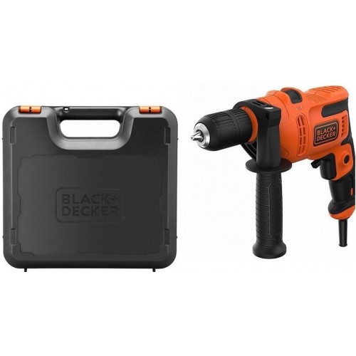 Black & Decker BEH200K Wkrętarka udarowa (500W/13mm), walizka