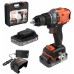 Black & Decker BLD683D2XK Bezszczotkowa wiertarka udarowa (50Nm/18V/2x2,0Ah), walizka