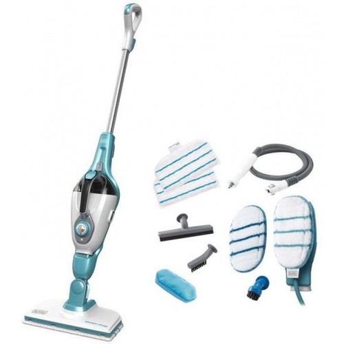 Black & Decker FSMH1351SM Mop parowy z ręcznym czyszczeniem parowym (1300W/0,5L)