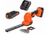 Black & Decker BCSS18D1 PowerConnect nożyce do żywopłotu, trawy, krzewów (18V/1x2,0Ah)