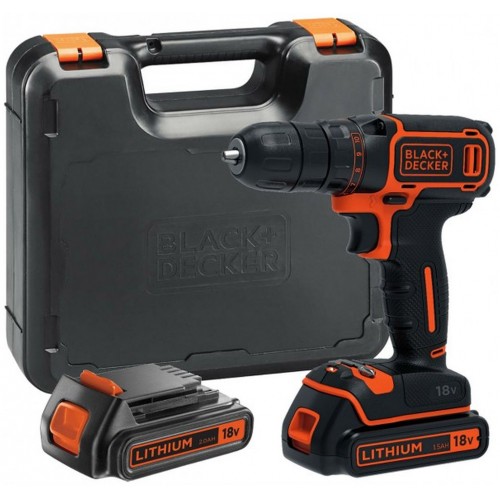 BLACK & DECKER BDCDC18K1B Wiertarka akumulatorowa 18V 2x1,5 Ah