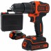 Black & Decker BDCHD18KB Wiertarko-wkrętarka (2x1,5Ah/18V)