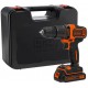 Black & Decker BDCHD18K Wiertarko-wkrętarka udarowa (40Nm/18V/1x1,5Ah), walizka