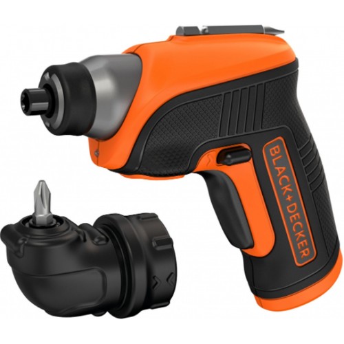 BLACK & DECKER CS3652LC Wkrętak akumulatorowy 3,6V Li-Ion z dodatkową głowicą kątową