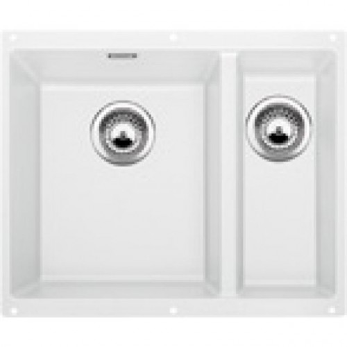 BLANCO SUBLINE 340/160-U Silgranit® zlewozmywak biały z korkiem automatycznym 513790 BLANCO SUBLINE 340/160-U Silgranit® zlewozmywak biały z korkiem automatycznym 513790
