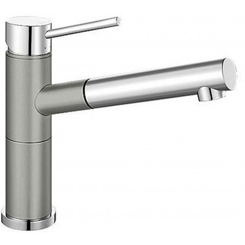 BLANCO Alta-S Compact perłowoszary/chrom 520730
