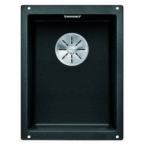 BLANCO SUBLINE 320-U Silgranit PuraDur Czarny, InFino 525983 BLANCO SUBLINE 320-U Silgranit PuraDur Czarny, InFino 525983