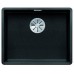 BLANCO SUBLINE 400-U Silgranit PuraDur Czarny, InFino 525990