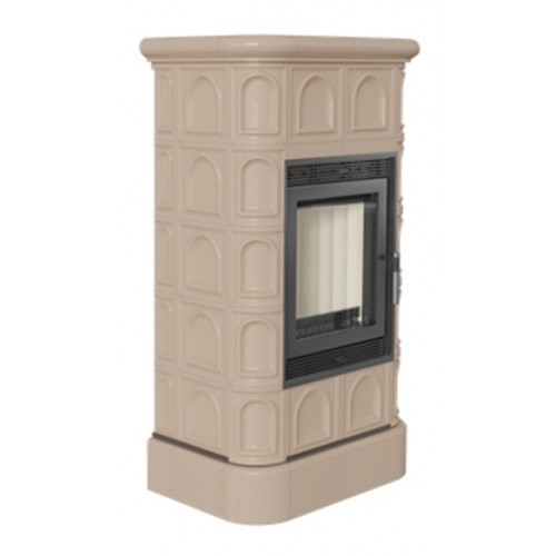 KRATKI Piecyk kaflowy Blanka 8 Kw krem mat BLANKA/KAFEL/KM