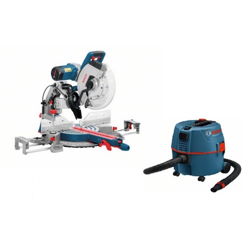 BOSCH GCM 12 GDL Pilarka tarczowa ukośnica+odkurzacz warsztatowy 0615990G26