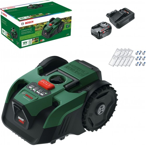 BOSCH VISIMOW18V-200 Kosiarka automatyczna, 1x 5,0Ah, zapasowe noże 06008E1102 BOSCH VISIMOW18V-200 Kosiarka automatyczna, 1x 5,0Ah, zapasowe noże 06008E1102