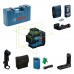 BOSCH GLL 80-33 G PROFESSIONAL Laser liniowy, odbiornik laserowy LR 7, walizka 0601065502
