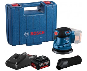 BOSCH GEX 185-LI PROFESSIONAL Szlifierka mimośrodowa, 1x4.0Ah;walizka 06013A5021