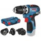 BOSCH GSR 12V-35 FC Wiertarko-wkrętarka akumulatorowa, L-BOXX z adapterem 06019H3003