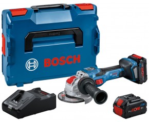 BOSCH GWX 18V-15 SC Akumulatorowa szlifierka kątowa BITURBO z systemem X-LOCK 06019H6501