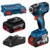 BOSCH GDR 18V-200 Aku klucz udarowy L-Case, 2x GBA 18V 4,0Ah, GAL 18V-40 06019J2107