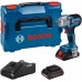 BOSCH GDS 18V-450 PC Aku klucz udarowy, L-BOXX, GAL 18-40, 2x 4.0Ah 06019K4102