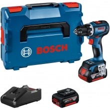 BOSCH GSR 18V-90 C Wiertarko-wkrętarka aku, L-BOXX, GAL 18V-40, 2x Aku 5.0Ah 06019K6006