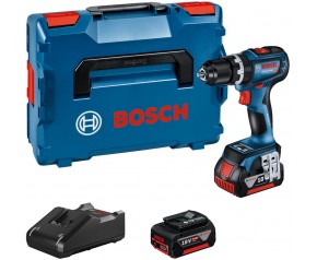 BOSCH GSB 18V-90 C PROFESSIONAL Wiertarko-wkrętarka udarowa, 2x 5.0Ah, L-BOXX 06019K6106