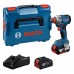 BOSCH GDX 18V-285 PROFESSIONAL Wkrętarka/klucz udarowy, 2x GBA 4.0Ah, L-BOXX 06019N2102