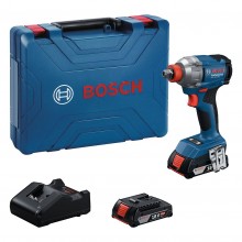 BOSCH GDX 18V-285 PROFESSIONAL Wkrętarka/klucz udarowy, 2x GBA 18V 2.0Ah, 06019N2122