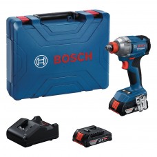 BOSCH GDX 18V-285 PROFESSIONAL Wkrętarka/klucz udarowy, 2x GBA 18V 2.0Ah, 06019N2122