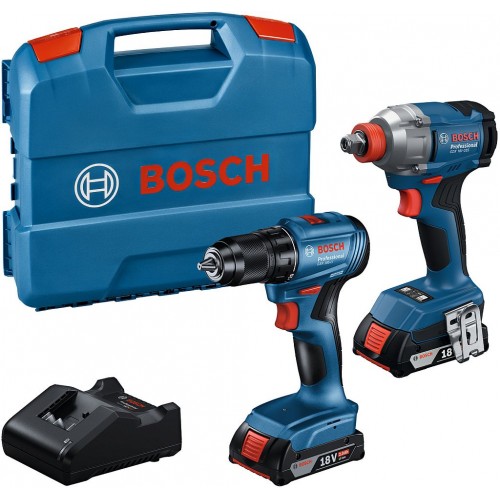 BOSCH GDX 18V-285 + GSR 185-LI + 2x 2,0 Ah +GAL 18V-20, PROFESSIONAL 06019N2123