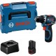 BOSCH GSR 12V-32 PROFESSIONAL Wiertarko-wkrętarka akumulatorowa, 2x 2.0Ah, L-Boxx 06019N70