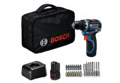 BOSCH GSR 12V-32 PROFESSIONAL Wiertarko-wkrętarka, 2x 2.0Ah, Torba, 24 szt AC 06019N7006