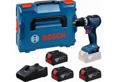 BOSCH GSB18V-52 PROFESSIONAL Aku wiertarko-wkrętarko udarowa, 3x 5,0Ah, L-BOXX 06019S0128