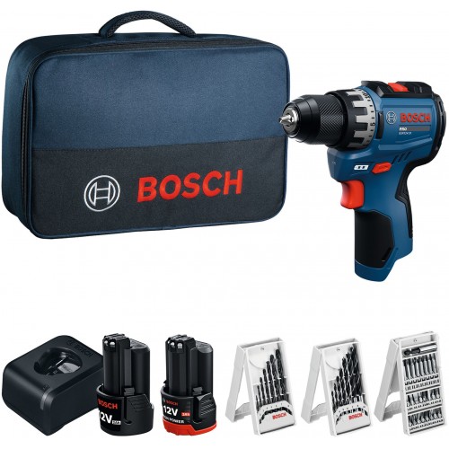 BOSCH GSR12V-31 PROFESSIONAL Wiertarko-wkrętarka, 12V/2,0Ah+3,0Ah, torba 06019S6005 BOSCH GSR12V-31 PROFESSIONAL Wiertarko-wkrętarka, 12V/2,0Ah+3,0Ah, torba 06019S6005