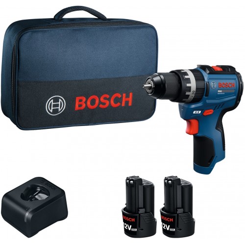 BOSCH GSB12V-31 PROFESSIONAL Wiertarko-wkrętarka udarowa, 2x 12V/2,0Ah, torba 06019S6102 BOSCH GSB12V-31 PROFESSIONAL Wiertarko-wkrętarka udarowa, 2x 12V/2,0Ah, torba 06019S6102